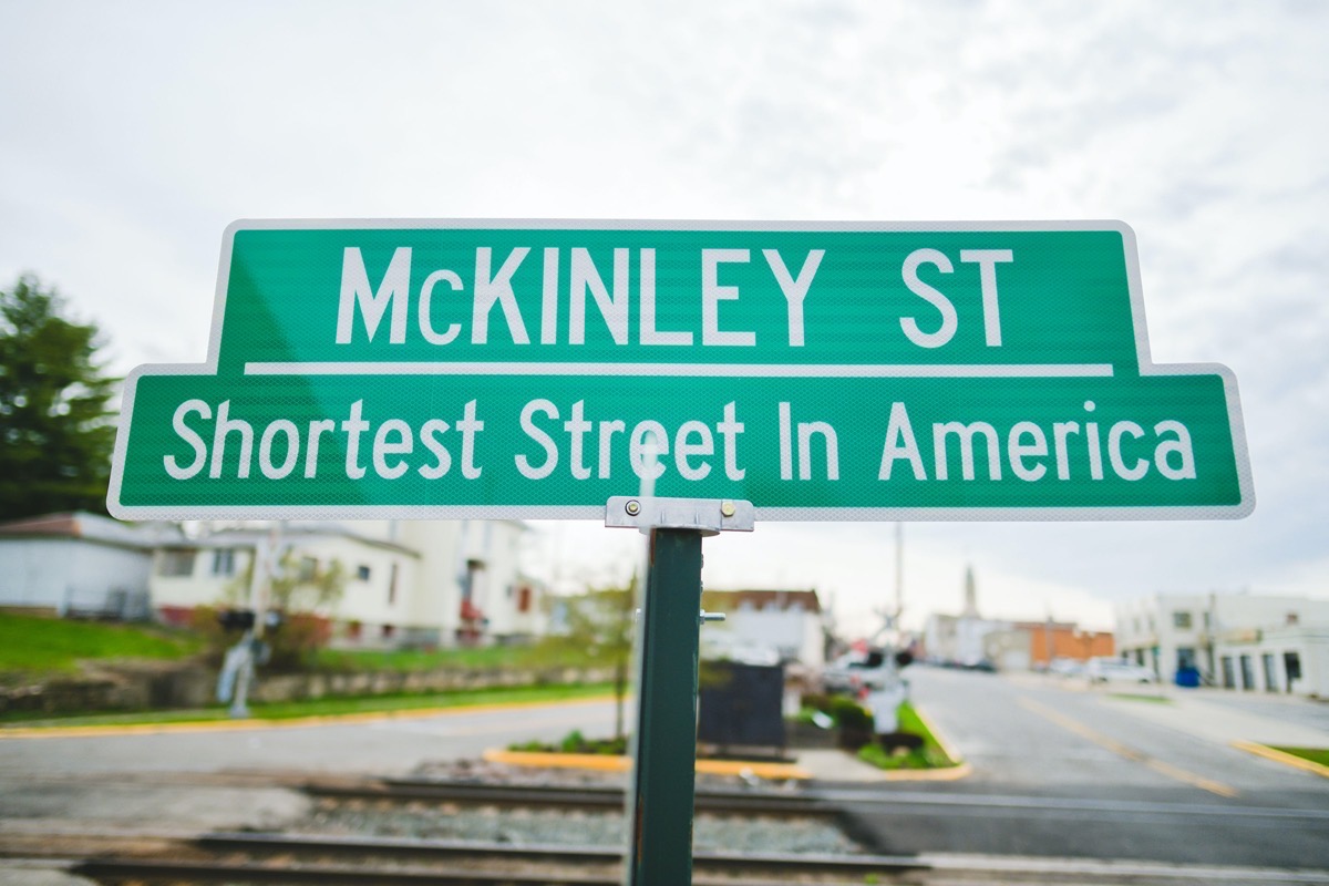 McKinley Street - The shortest street in America